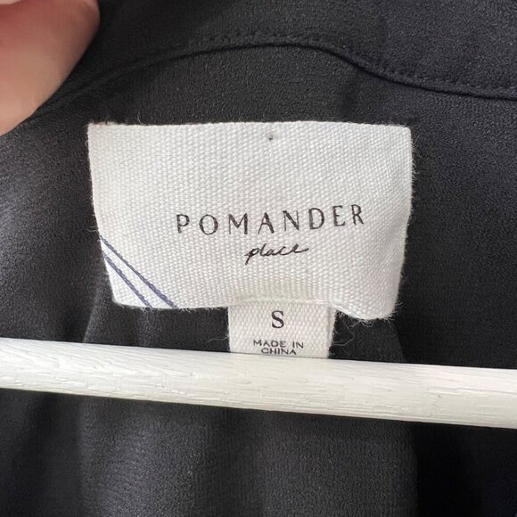 Pomander Place Poplin Kenzo dress, black, Size S - Picture 8 of 10